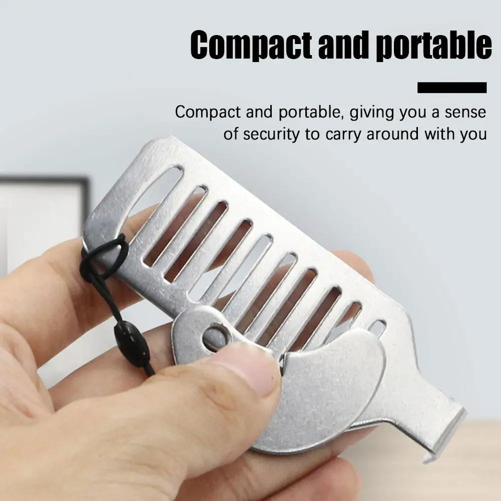 Heavy-Duty Portable Door Lock Security Device for Travel and Home Protection
