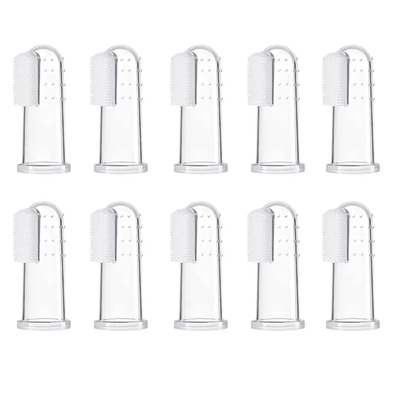 Soft Silicone Pet Finger Dog Toothbrush 