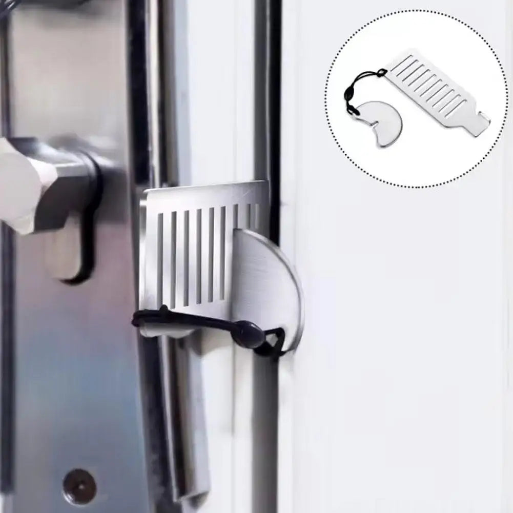 Heavy-Duty Portable Door Lock Security Device for Travel and Home Protection