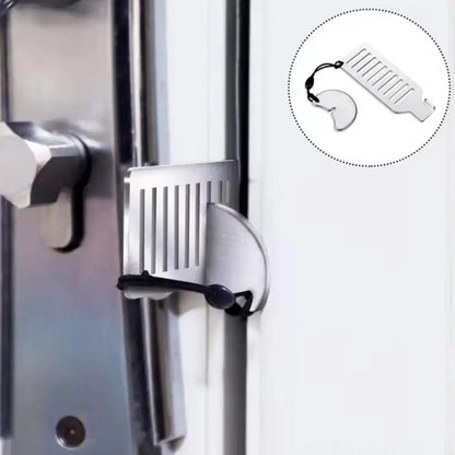 Heavy-Duty Portable Door Lock Security Device for Travel and Home Protection