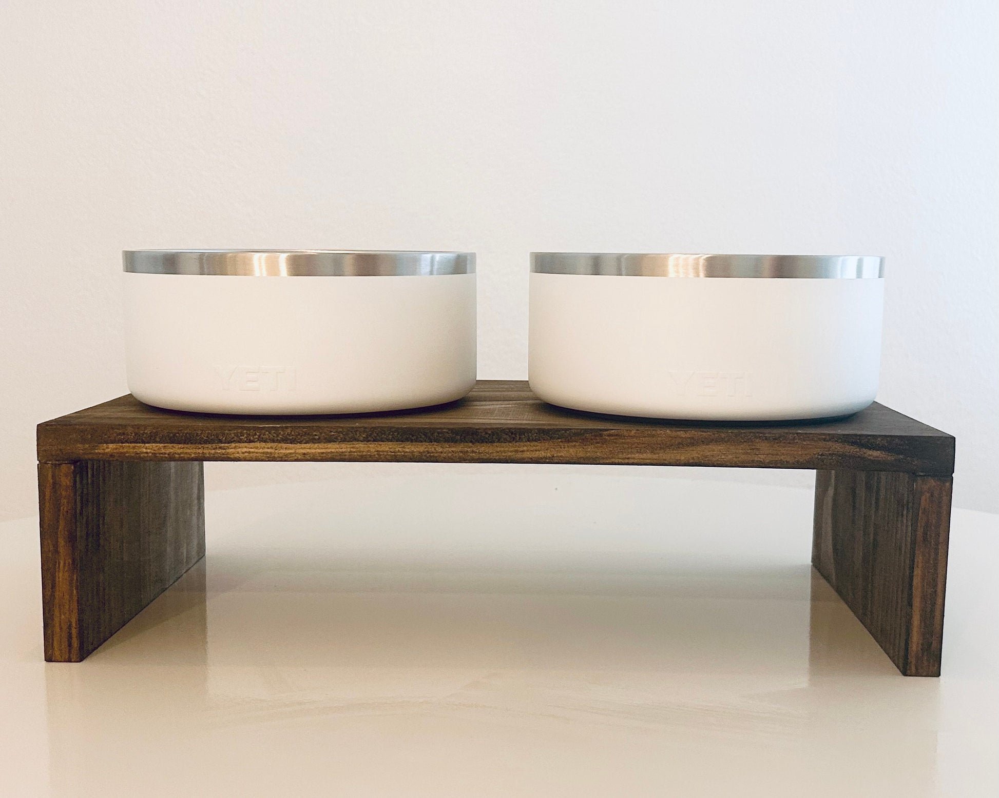 Modern Dog Bowl Stand | Raised Dog Feeding Station | Large Dog Feeder | Small Dog Feeder | Yeti Dog Stand | Elevated Pet Feeder | Senior Dog