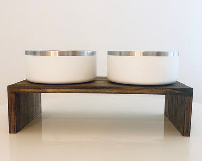 Modern Dog Bowl Stand | Raised Dog Feeding Station | Large Dog Feeder | Small Dog Feeder | Yeti Dog Stand | Elevated Pet Feeder | Senior Dog