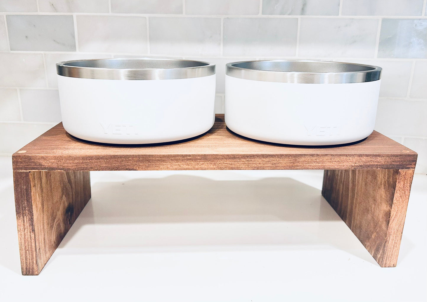 Modern Dog Bowl Stand | Raised Dog Feeding Station | Large Dog Feeder | Small Dog Feeder | Yeti Dog Stand | Elevated Pet Feeder | Senior Dog