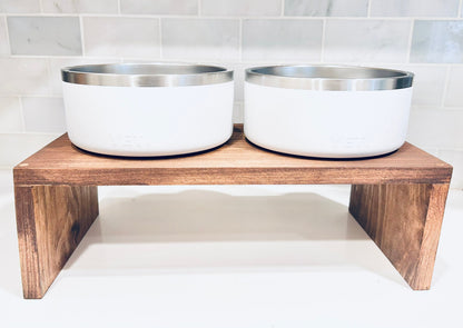 Modern Dog Bowl Stand | Raised Dog Feeding Station | Large Dog Feeder | Small Dog Feeder | Yeti Dog Stand | Elevated Pet Feeder | Senior Dog